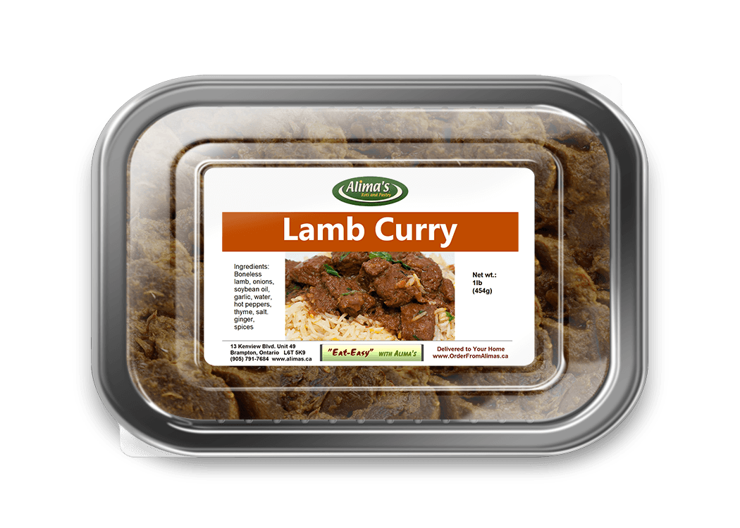 Lamb Curry (boneless) 1lb Alima Foods Inc.