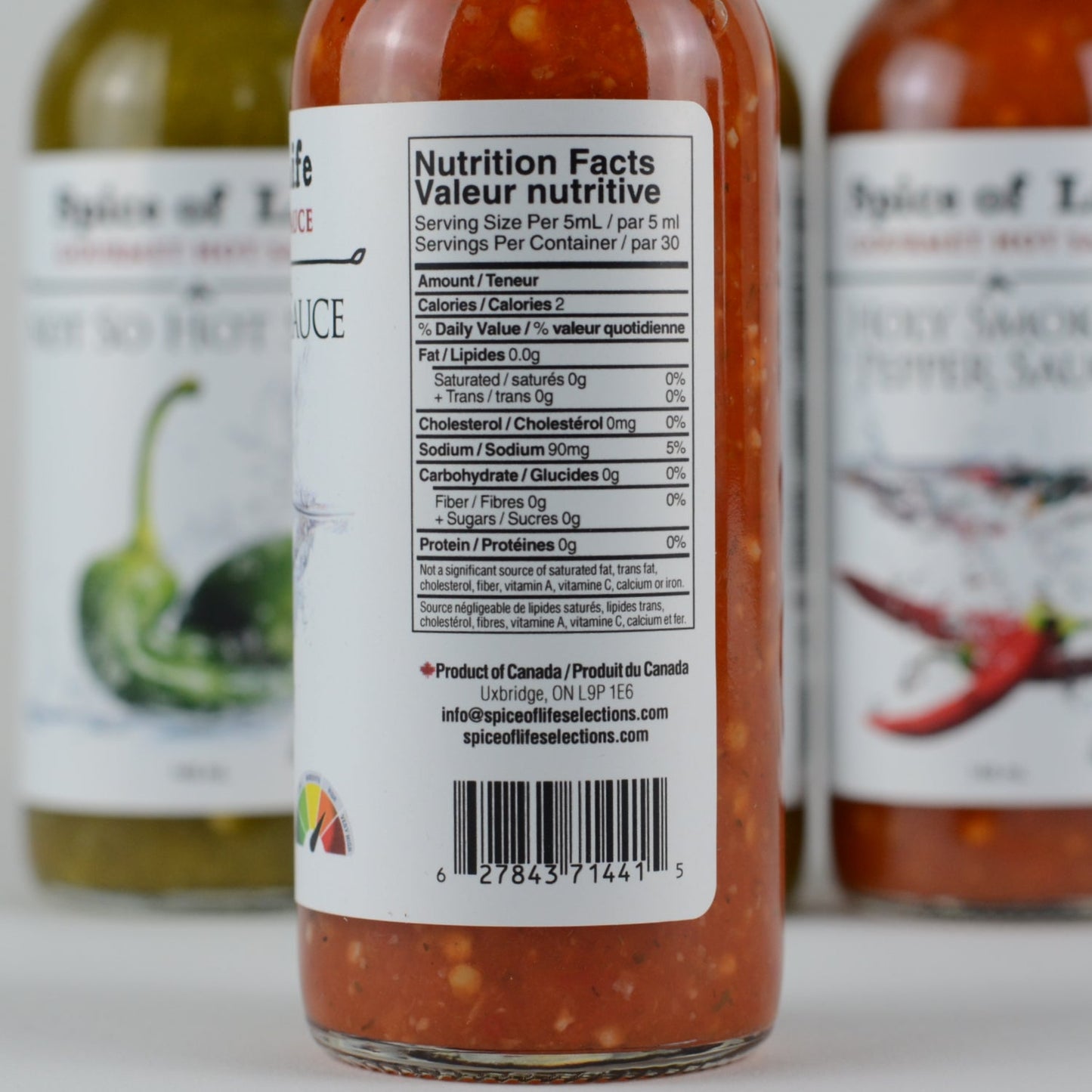 Hot Pepper Sauce - Spice of Life - 148ml