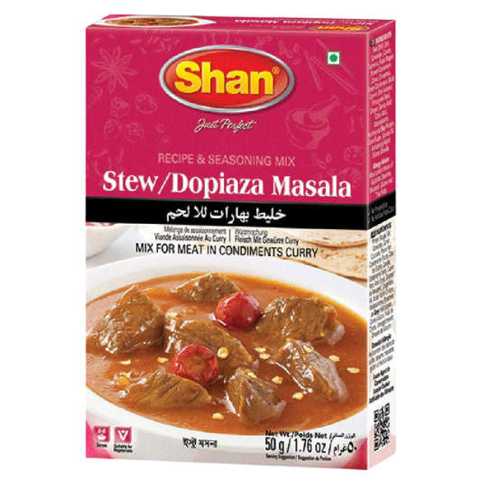 Stew/Dopiaza Masala-Shan-50gm