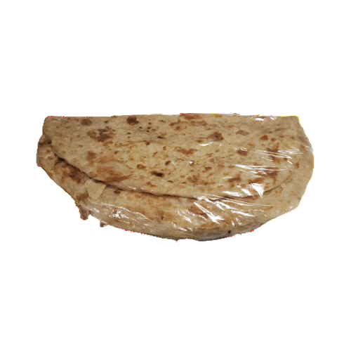 Whole Wheat Paratha 2 Pack - Sealed in Plastic - Freshly Cooked.