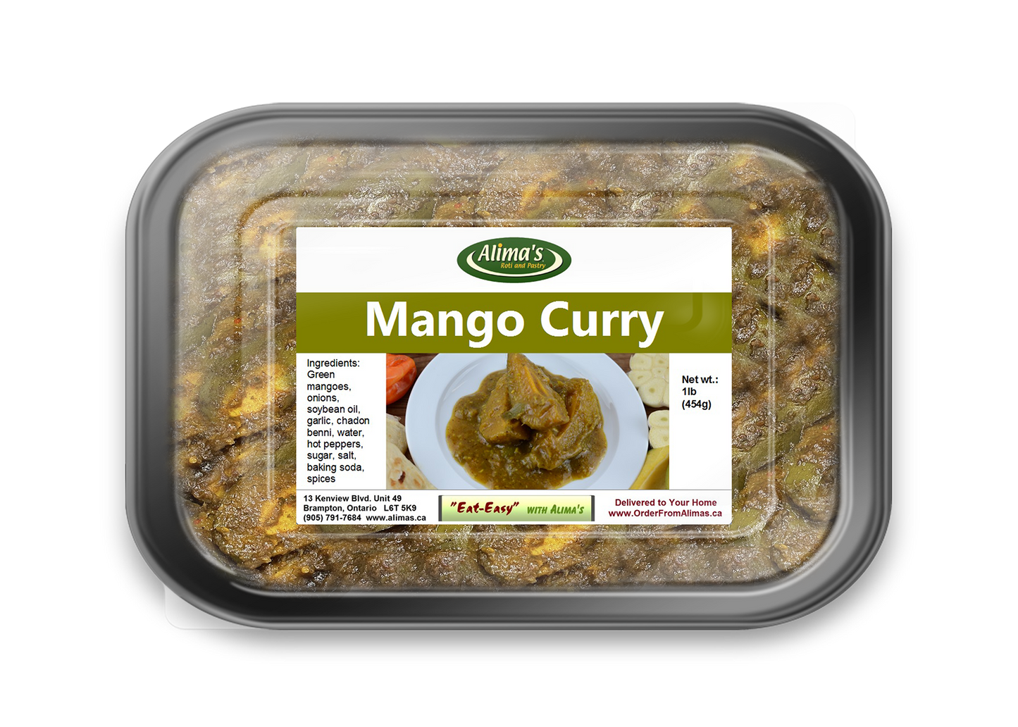 Mango Curry 1lb (Frozen)
