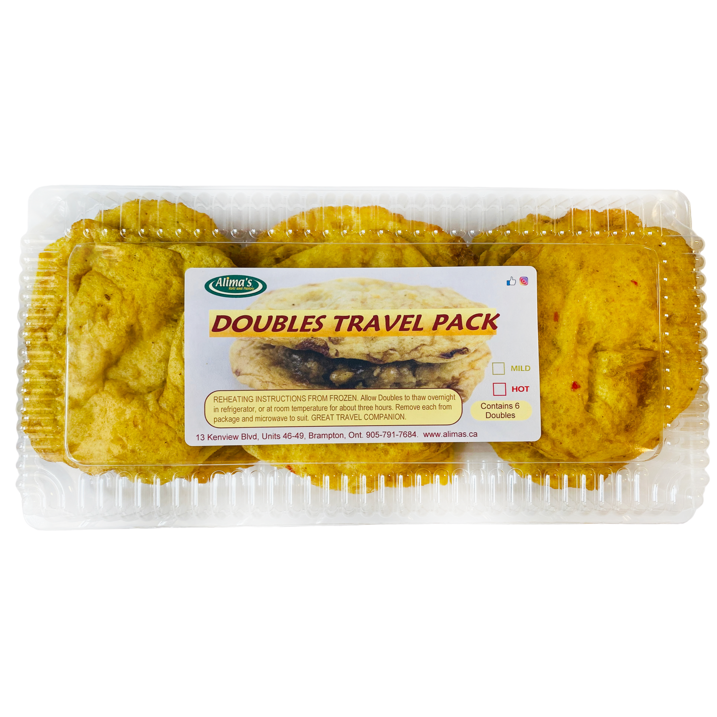 Doubles Travel Pack - 6 Pieces "Hot"