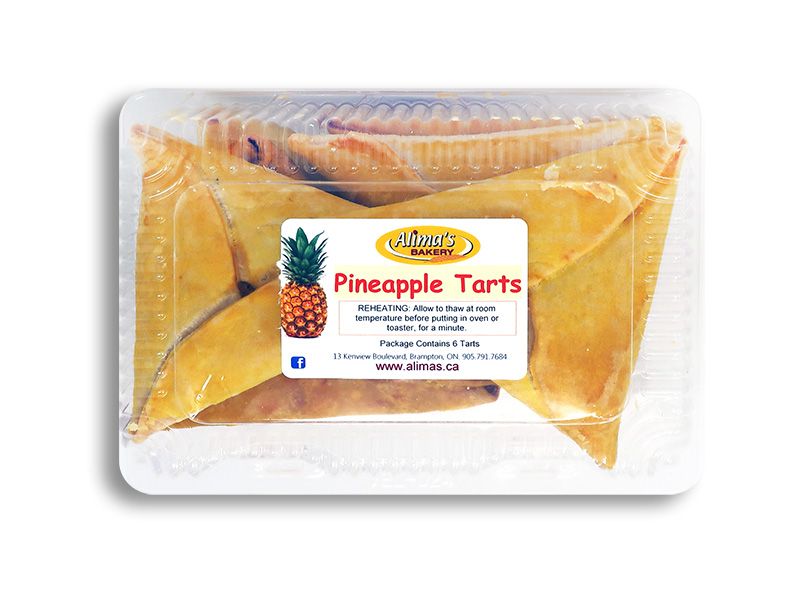 Pineapple Tarts - 6 Pieces (frozen)